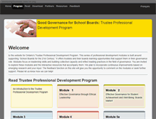 Tablet Screenshot of modules.ontarioschooltrustees.org